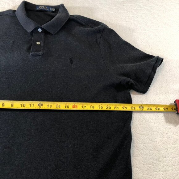 Polo Ralph Lauren Small Pony Mens Size XLarge Drk Grey Short Sleeve Polo - Picture 6 of 8